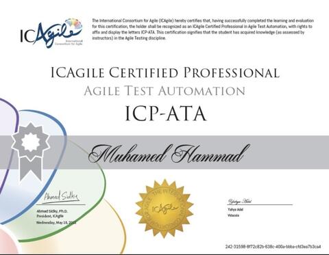 ICAgile Certified Professional โ Agile Test Automation (ICP-ATA)